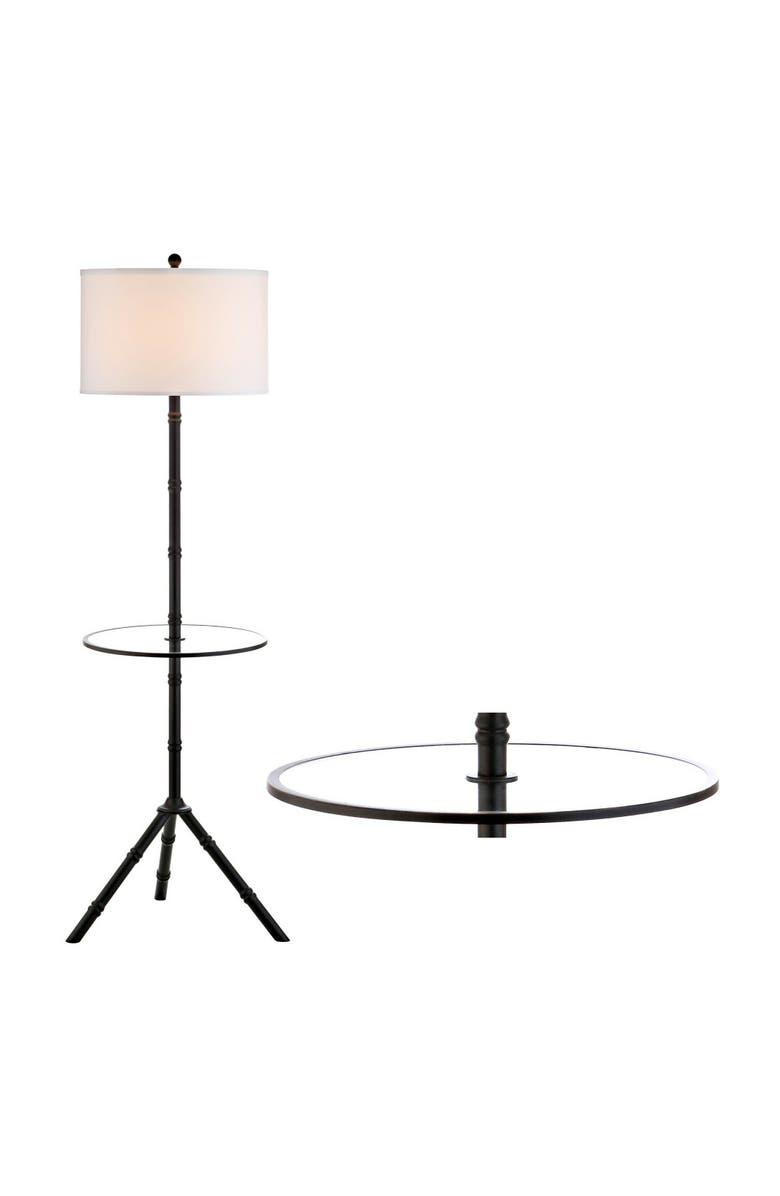 JONATHAN Y Hall 62" Metal LED End Table Floor Lamp, Main, color, Oil Rubbed Bronze