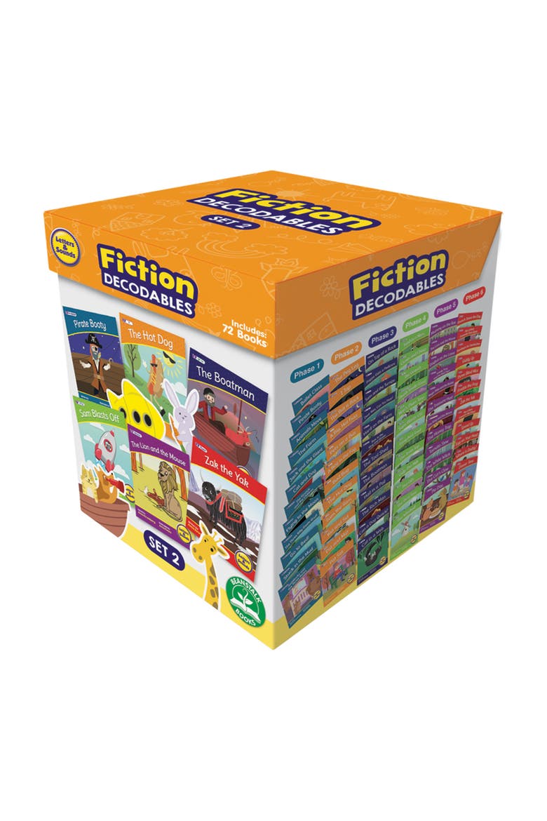 Letters & Sound Set 2 Fiction Educational Learning Boxed Set, Alternate, color, Multicolored