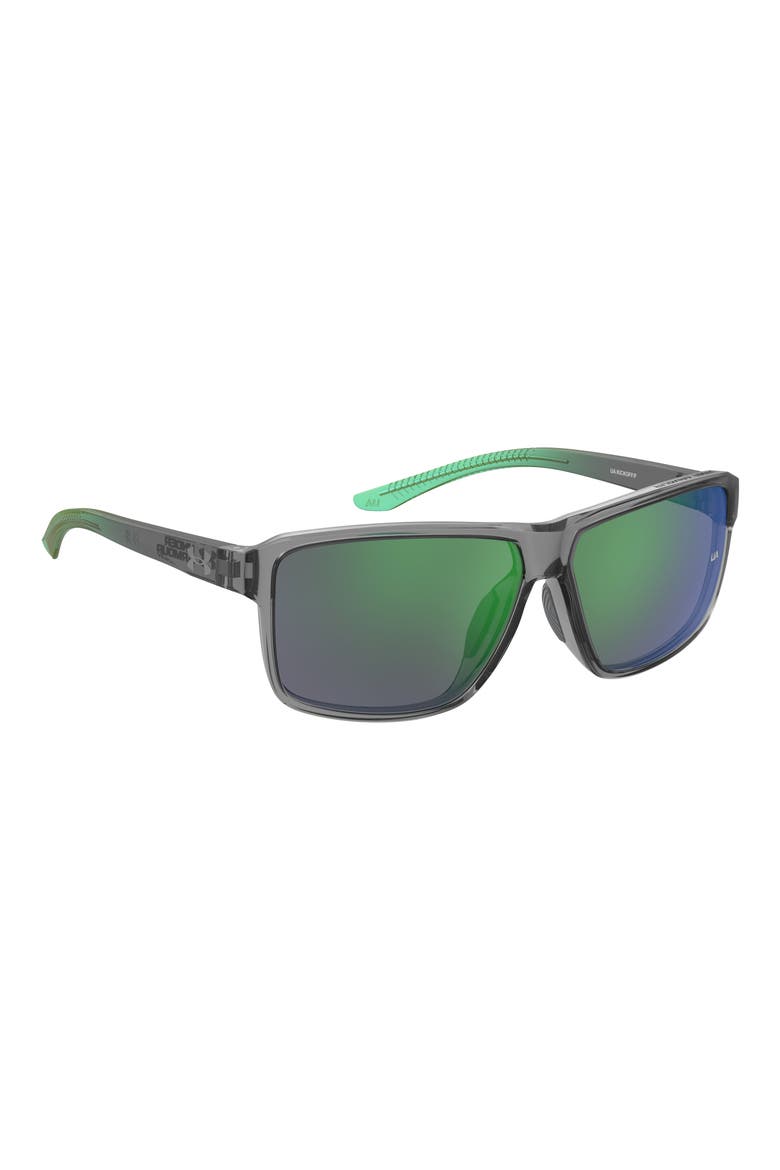 Kickoff Square Sunglasses, Alternate, color, GREY GREEN