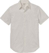Bonobos Tech Diamond Print Short Sleeve Performance Button-Up Shirt