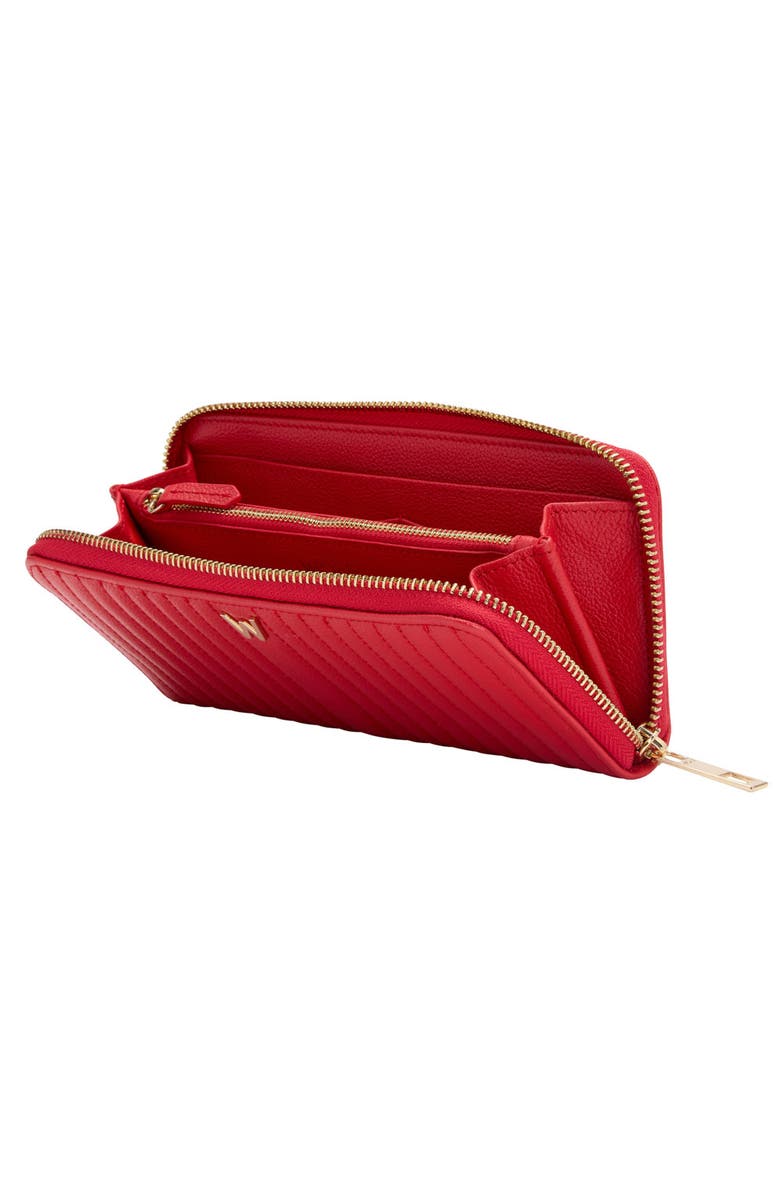 WOLF Mimi Continental Wallet, Alternate, color, Red