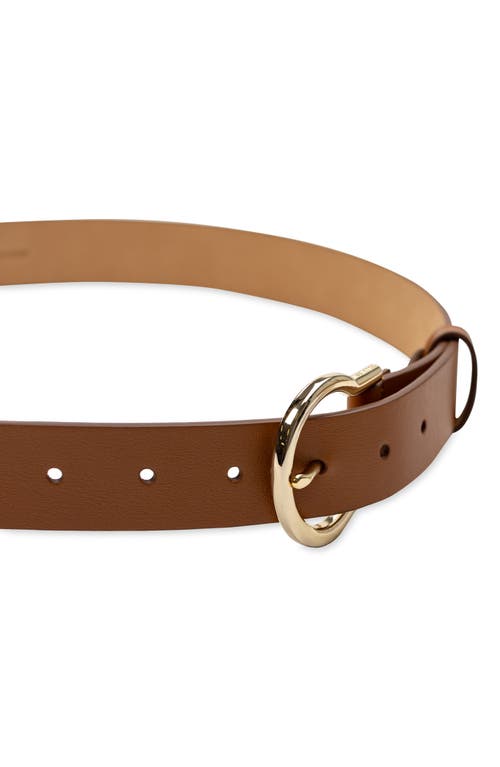 Cole Haan Women's Classic Hinged Buckle Belt In Tan