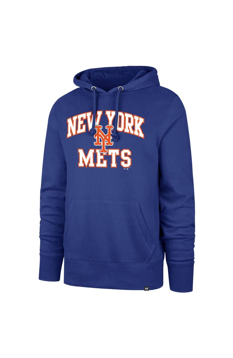 '47 Men's '47  Royal New York Mets Velocity Headline Pullover Hoodie, Alternate, color, 