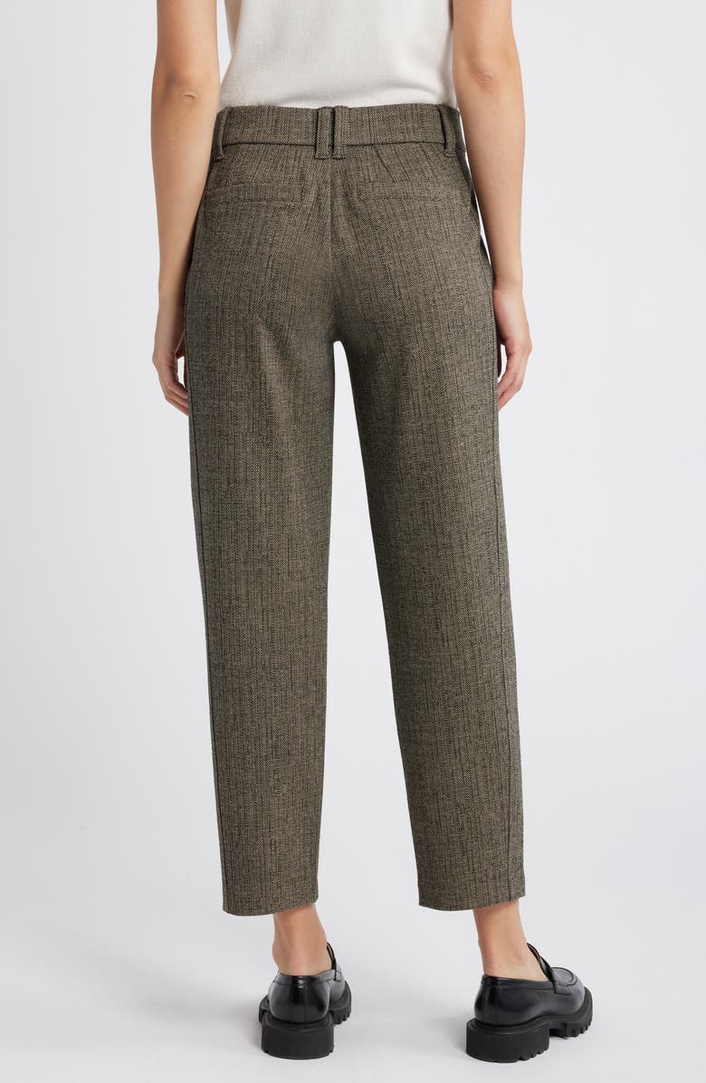 Wit & Wisdom 'Ab'Solution Skyrise Herringbone Ankle Slim Trousers, Alternate, color, 