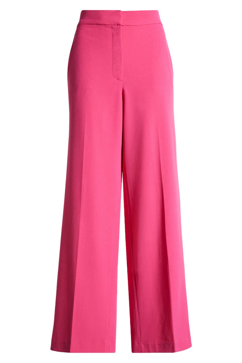 High Waist Wide Leg Pants, Alternate, color, MAGENTA PINK