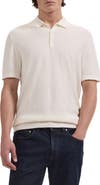 Bugatchi Checkerboard Stitch Polo Sweater