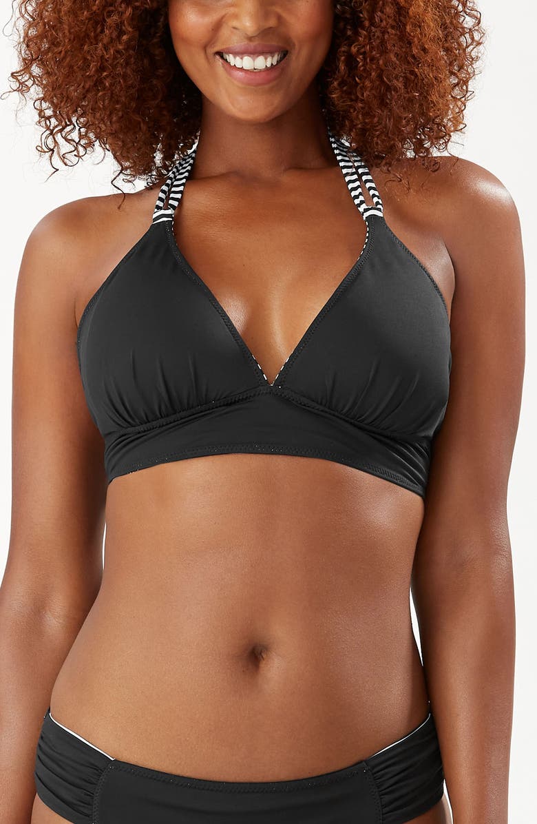 Tommy Bahama Breaker Bay Reversible Halter Bikini Top, Alternate, color, 