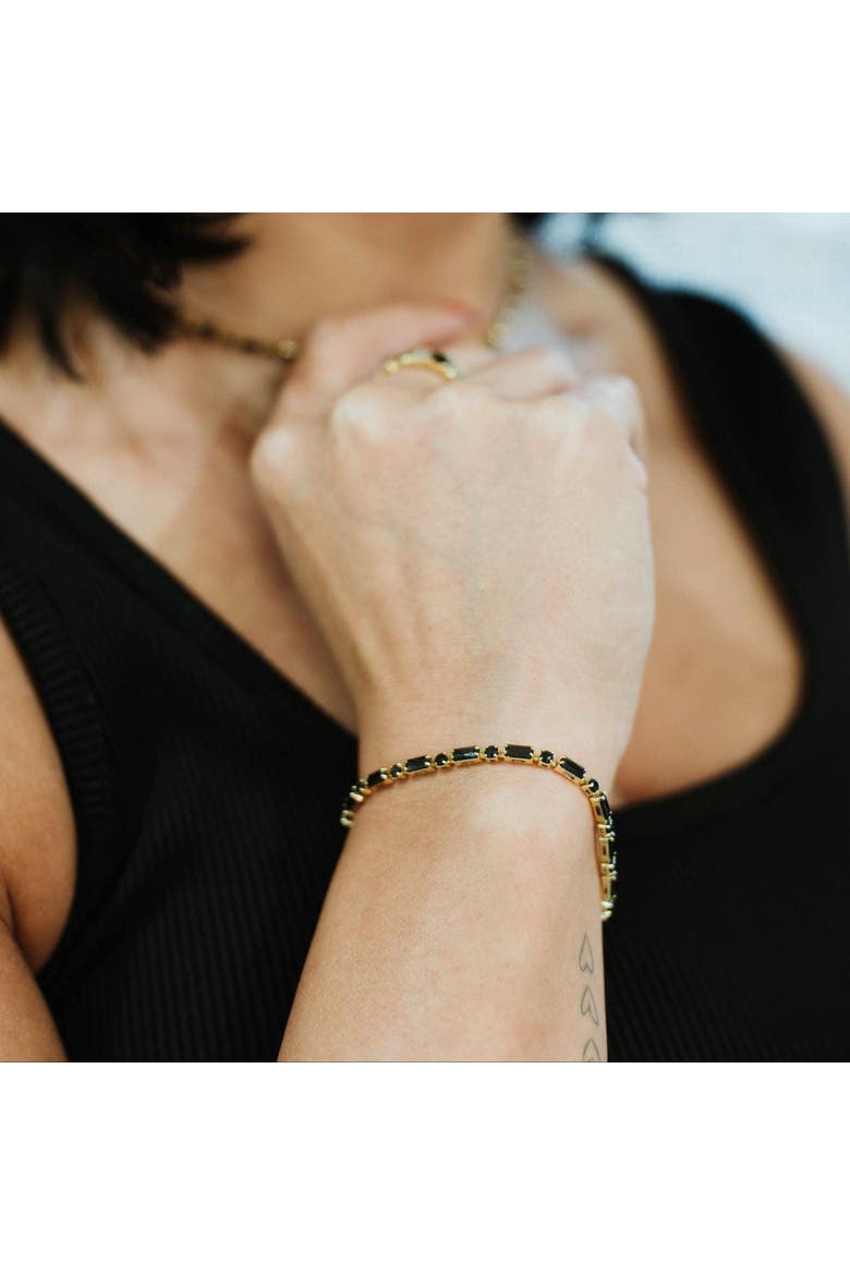 The Harrington Noir Bracelet, Alternate, color, Gold