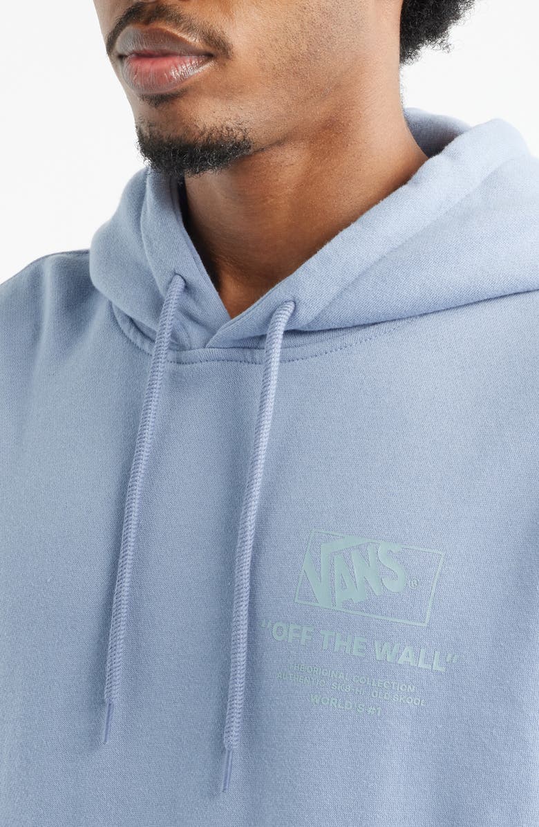 Vans Stacked Hi Pullover Hoodie, Alternate, color, Glacial Slate