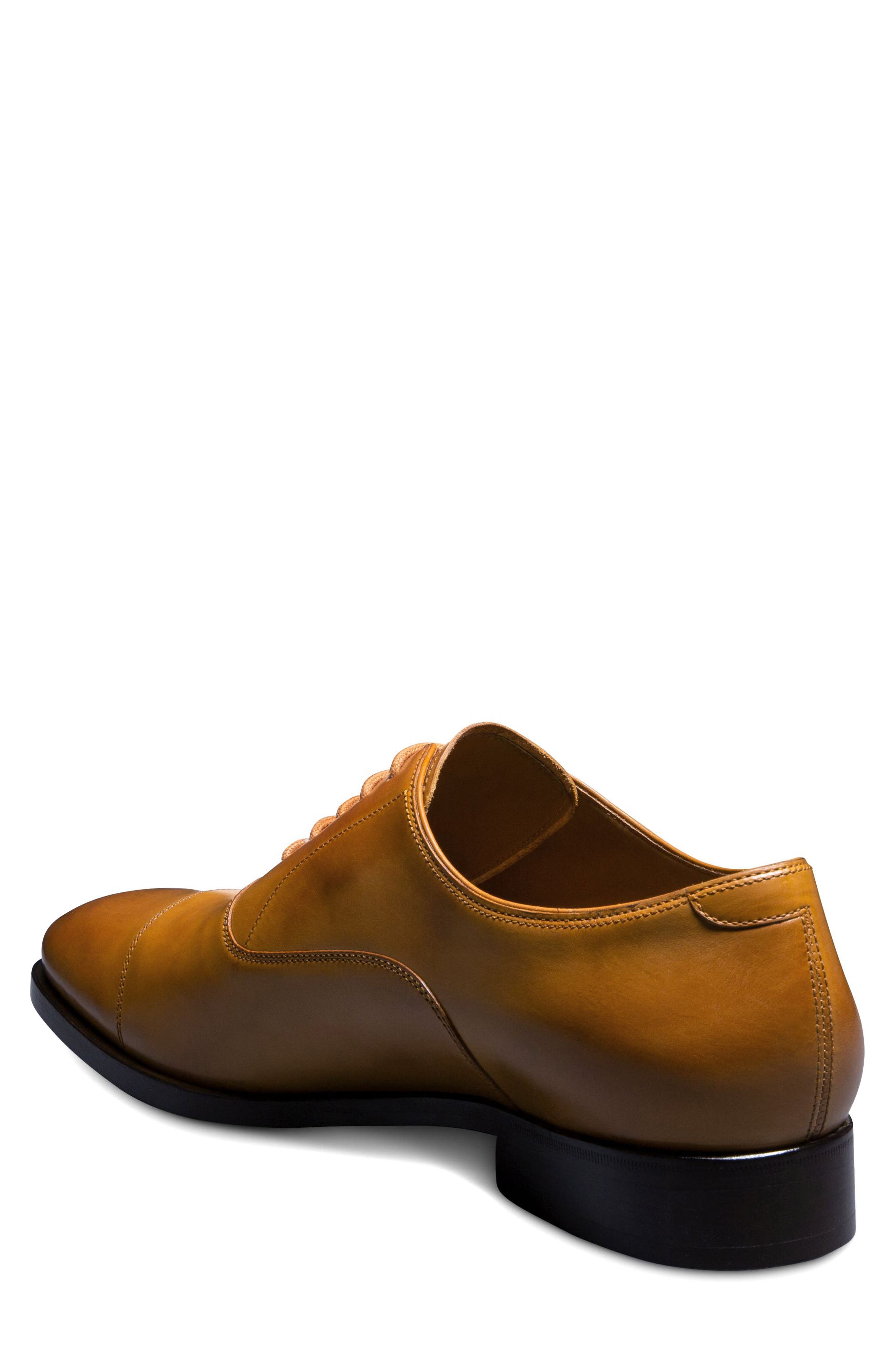 Siena Clean Cap Toe Oxford, Alternate, color, WALNUT