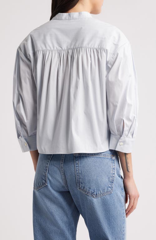 FRAME FRAME THE MODERN PUFF SLEEVE COTTON BUTTON-UP SHIRT
