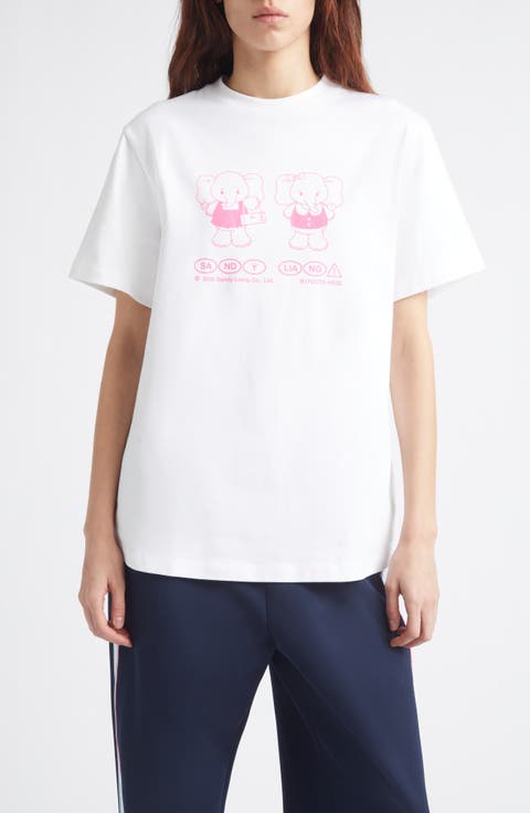 Peanut Boxy Cotton Graphic T-Shirt