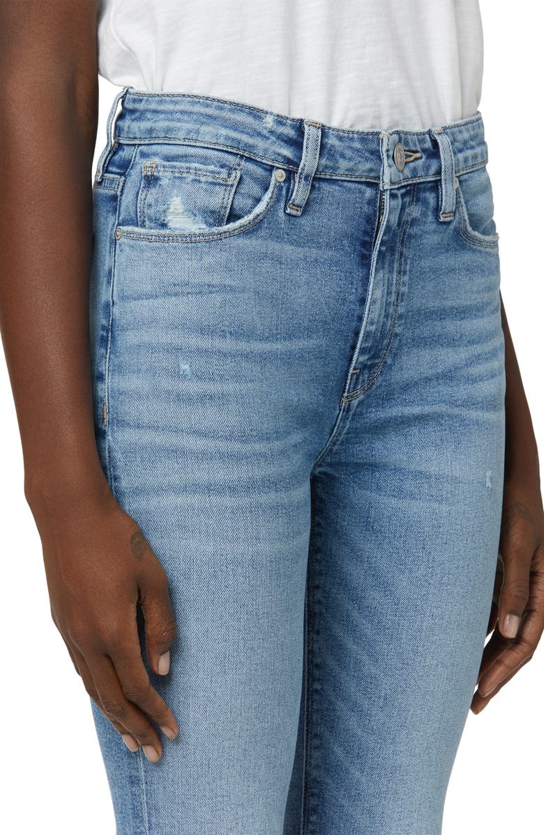Hudson Jeans Barbara High Waist Ankle Super Skinny Jeans, Alternate, color, 