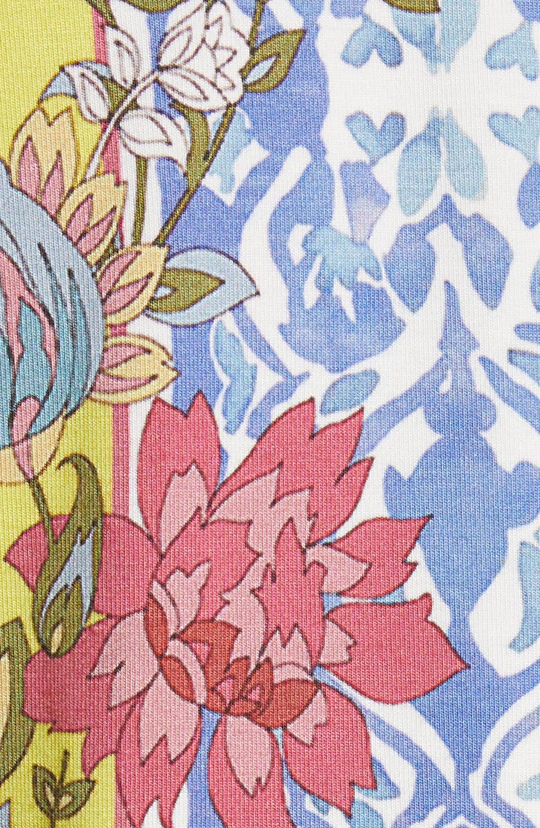 Johnny Was Midsummer Favorites Floral V-Neck T-Shirt, Alternate, color, 