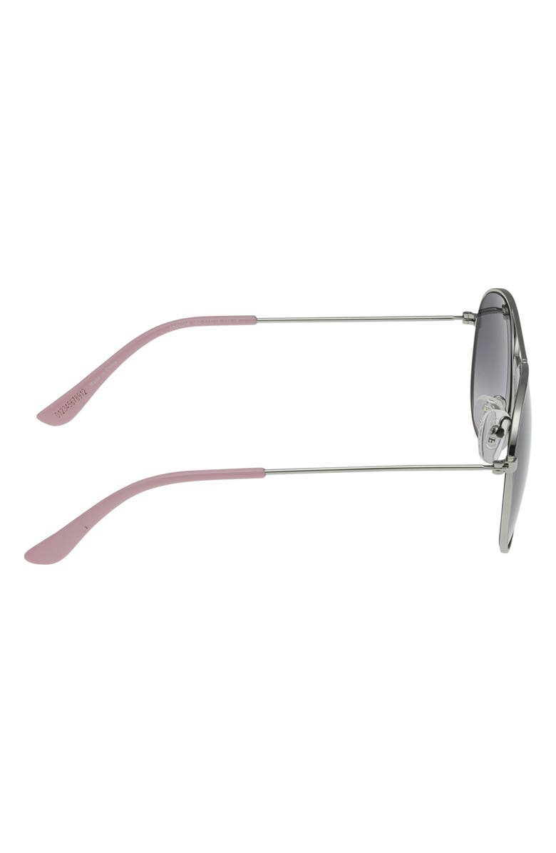 abercrombie kids Kids' Gradient Navigator Sunglasses, Alternate, color, Light Nickeltin / Gradient