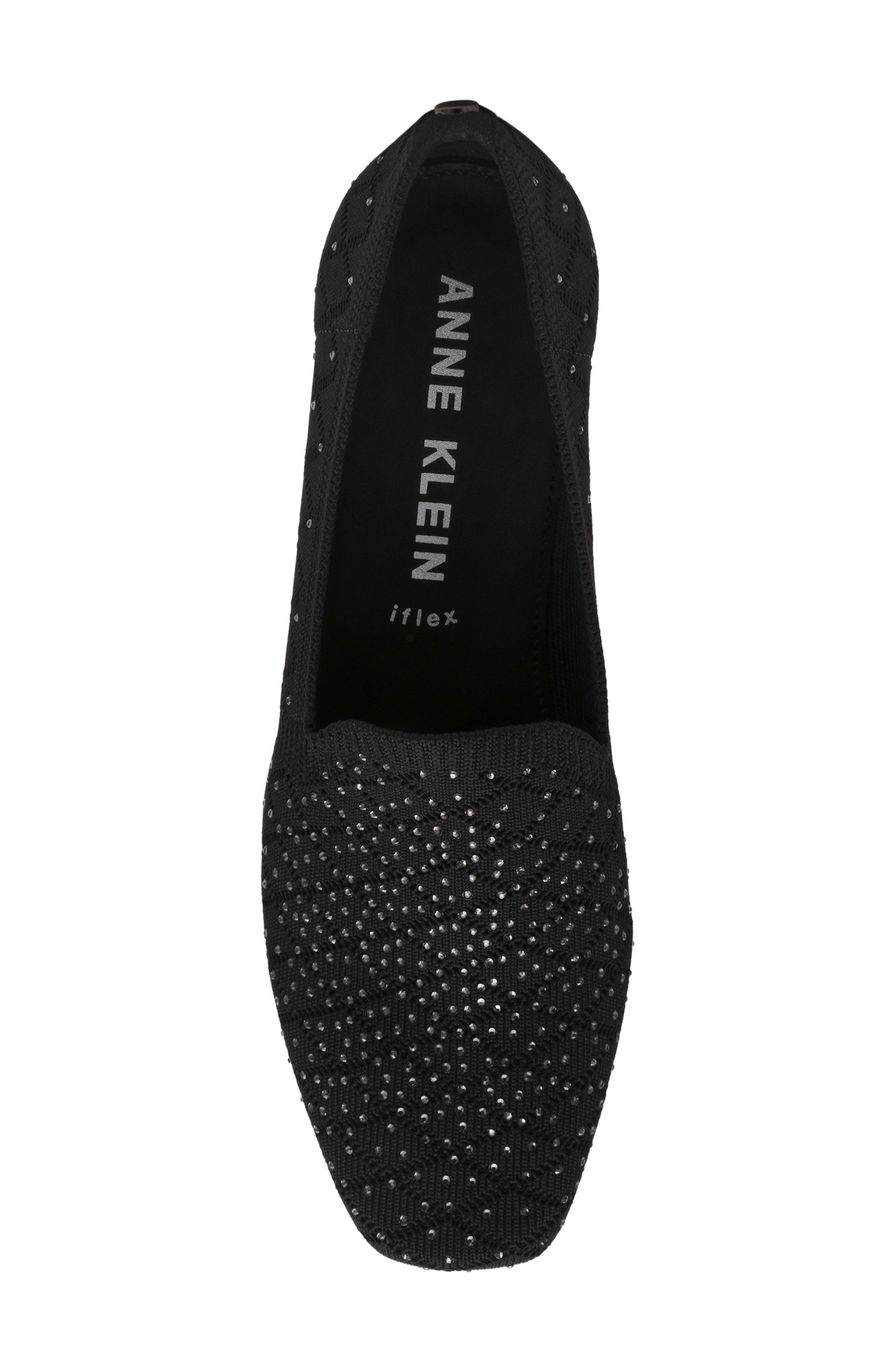 Anne Klein Wendell Wedge Pump, Alternate, color, Black Crystal