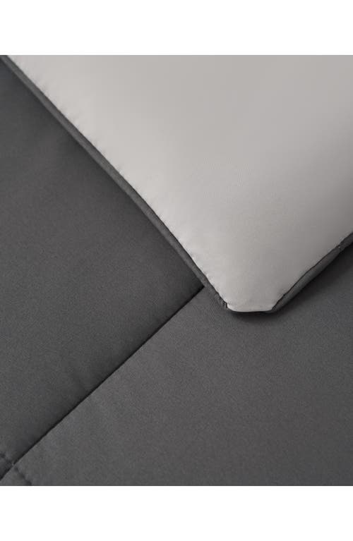 The Sheet Lab Reversible Comforter Set In Gray