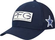Columbia Men's Columbia Navy Dallas Cowboys Mesh Hooks Flex Hat