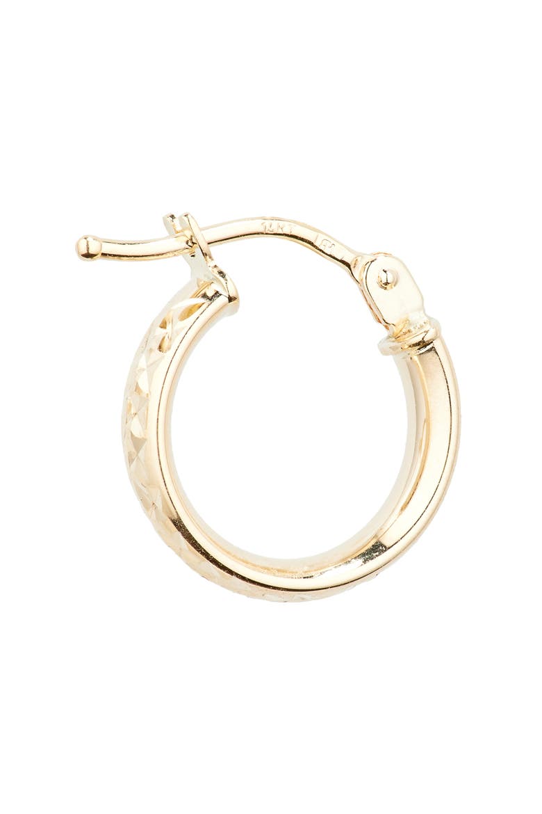 14K Gold Wide Hoop Earrings (Nordstrom Exclusive), Alternate, color, 14K YELLOW GOLD
