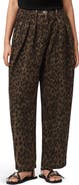 AllSaints Becca Pleated Cotton Blend Trousers