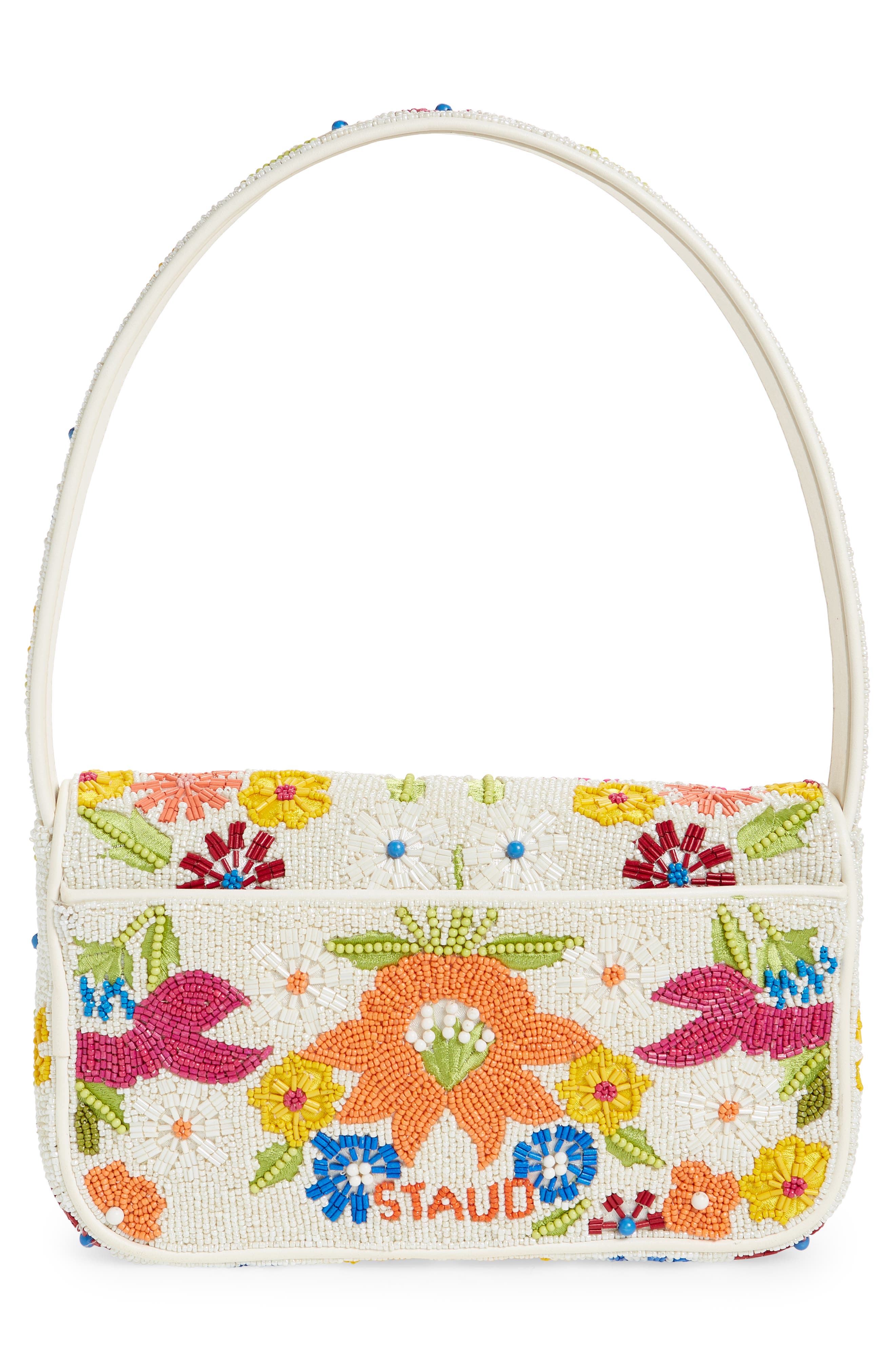 STAUD Tommy Beaded Shoulder Bag, Alternate, color, 