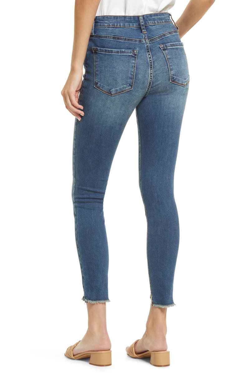 STS Blue Ellie High Waist Fray Hem Ankle Skinny Jeans, Alternate, color, Sepulveda