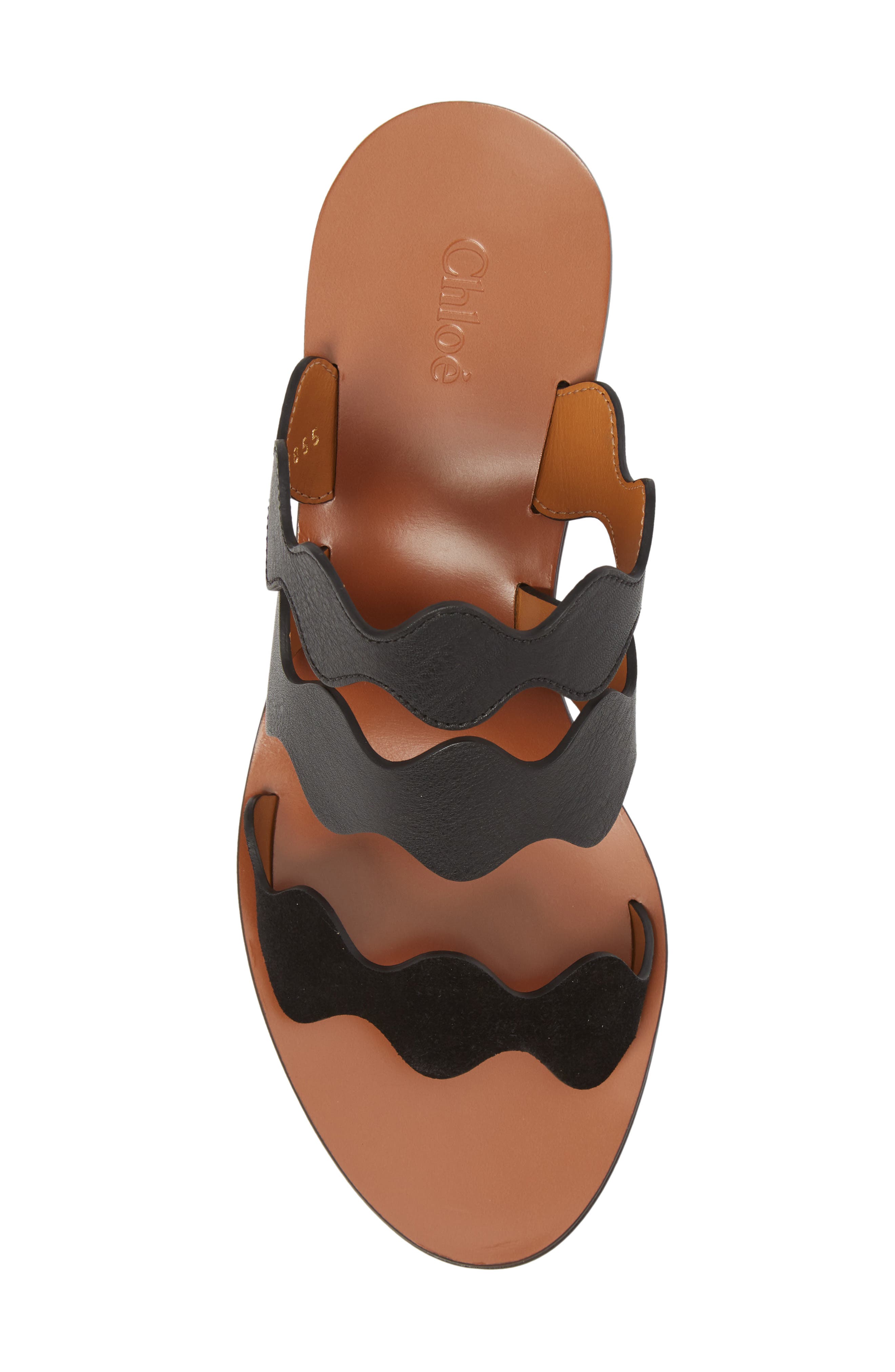 Chloé Lauren Slide Sandal, Alternate, color, 