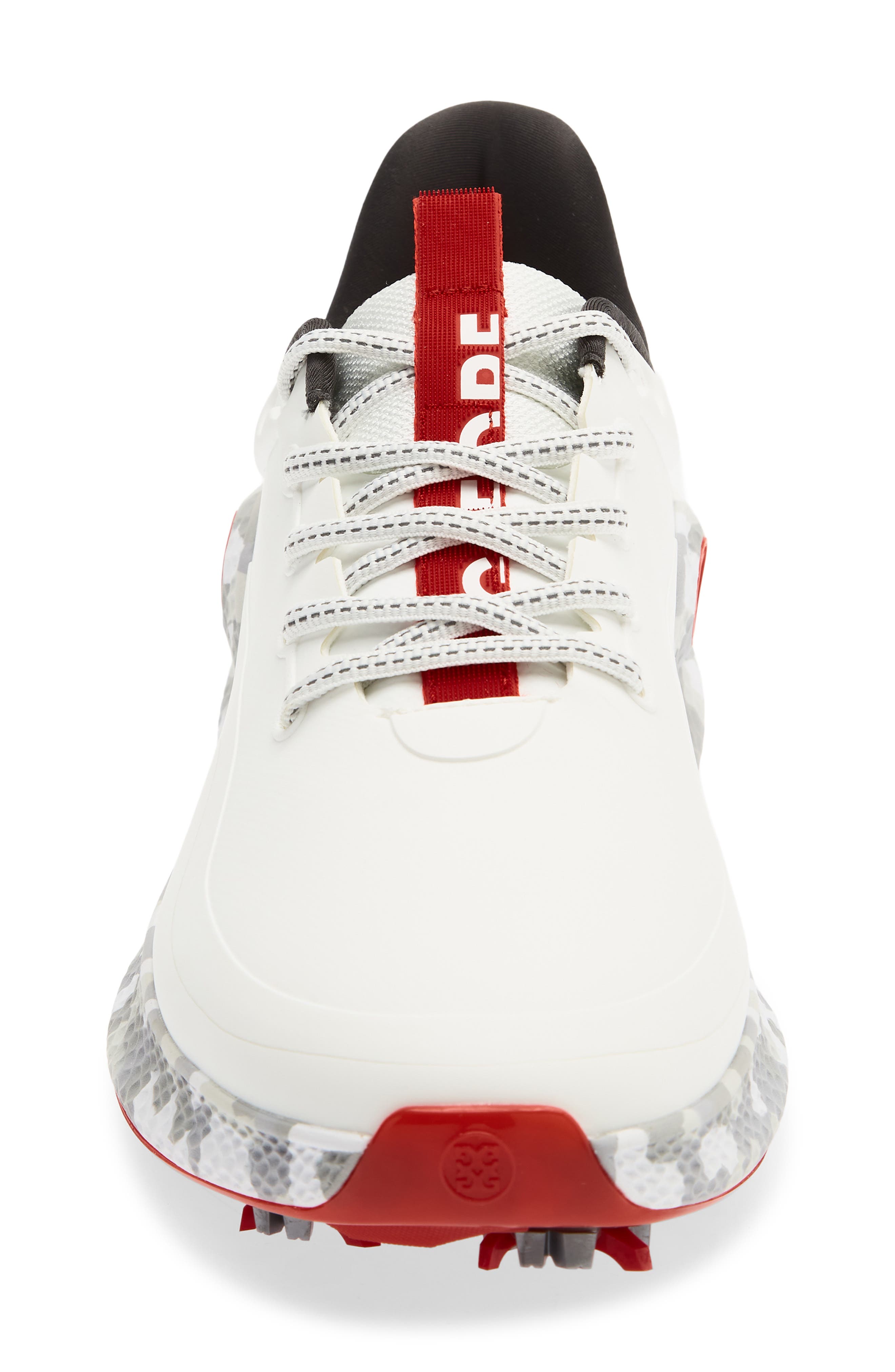 G/FORE MG4+ O2 G/LOCK Camo Mid Sole Golf Shoe, Alternate, color, Snow/ Charcoal