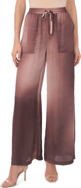 1.STATE Drawstring Waist Wide Leg Pants