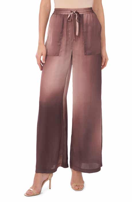 1.STATE Drawstring Waist Wide Leg Pants
