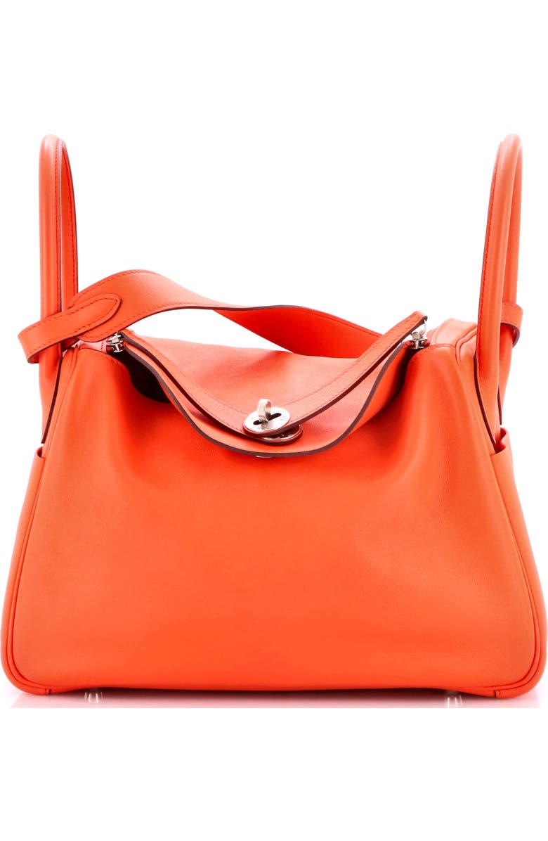Pre-Owned Hermes Lindy Bag Swift 30, Main, color, Orange Poppy