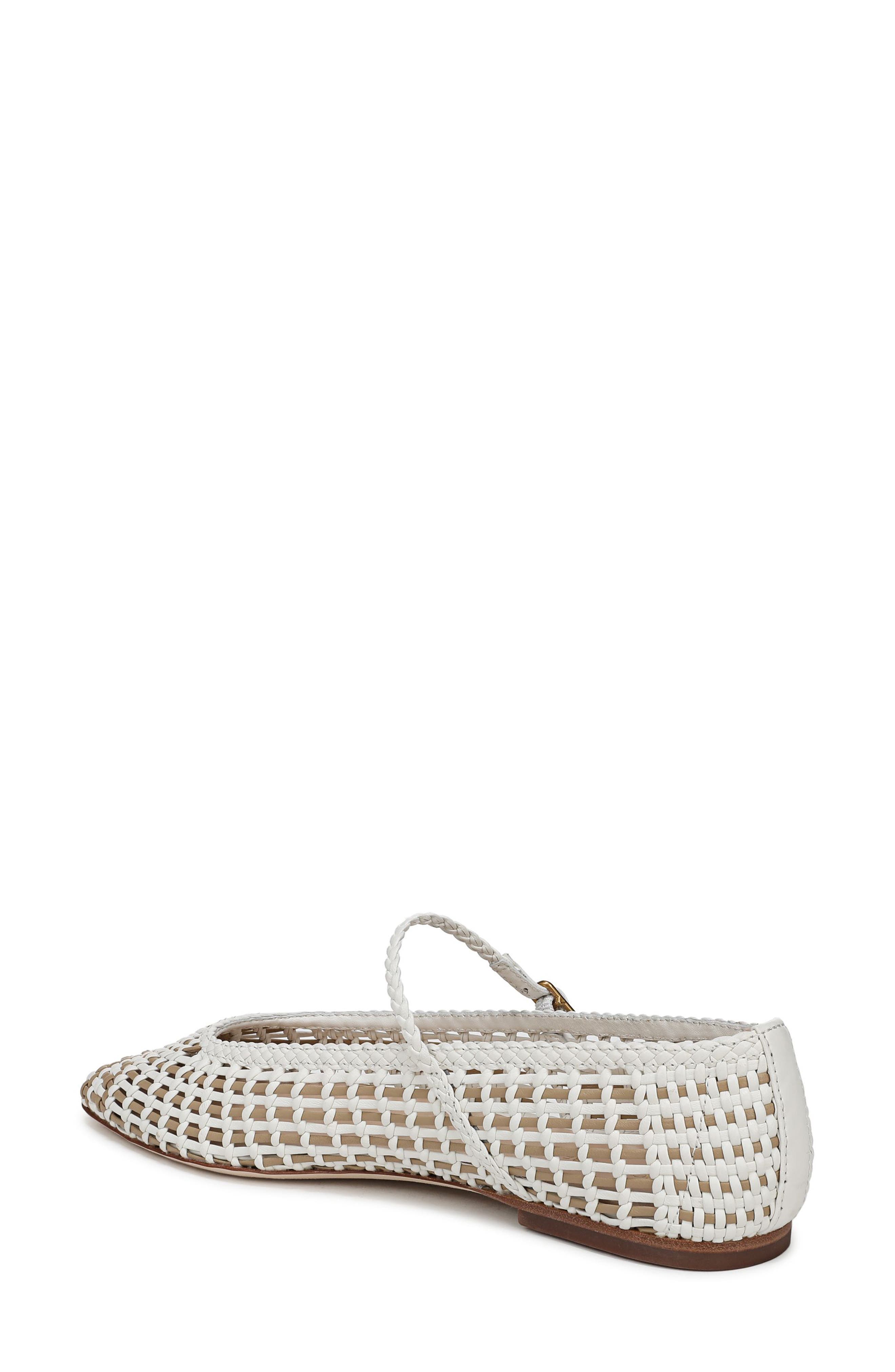 Ellie Woven Flat, Alternate, color, COCONUT/ SAND