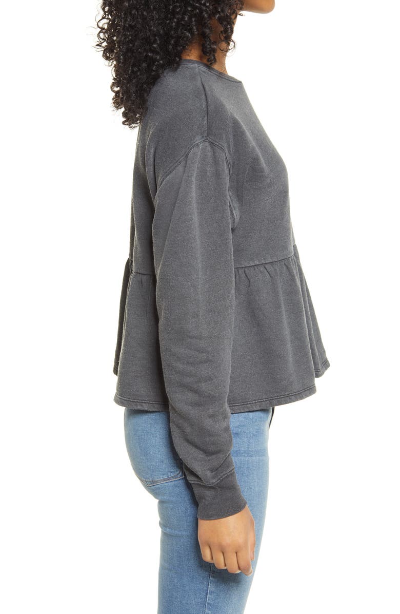 BP. Ruffle Crop Babydoll Top, Alternate, color, 