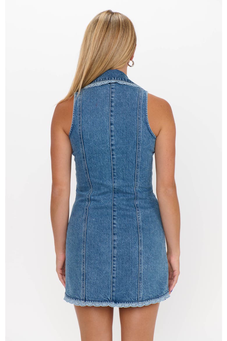 Maddox Dress, Alternate, color, Waterfall Blue
