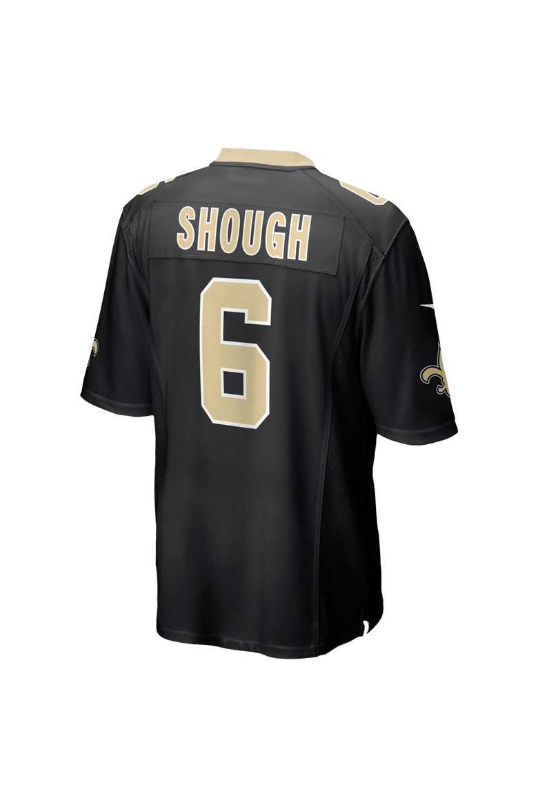 Men's Nike Tyler Shough Black New Orleans Saints Game Jersey, Alternate, color, Black