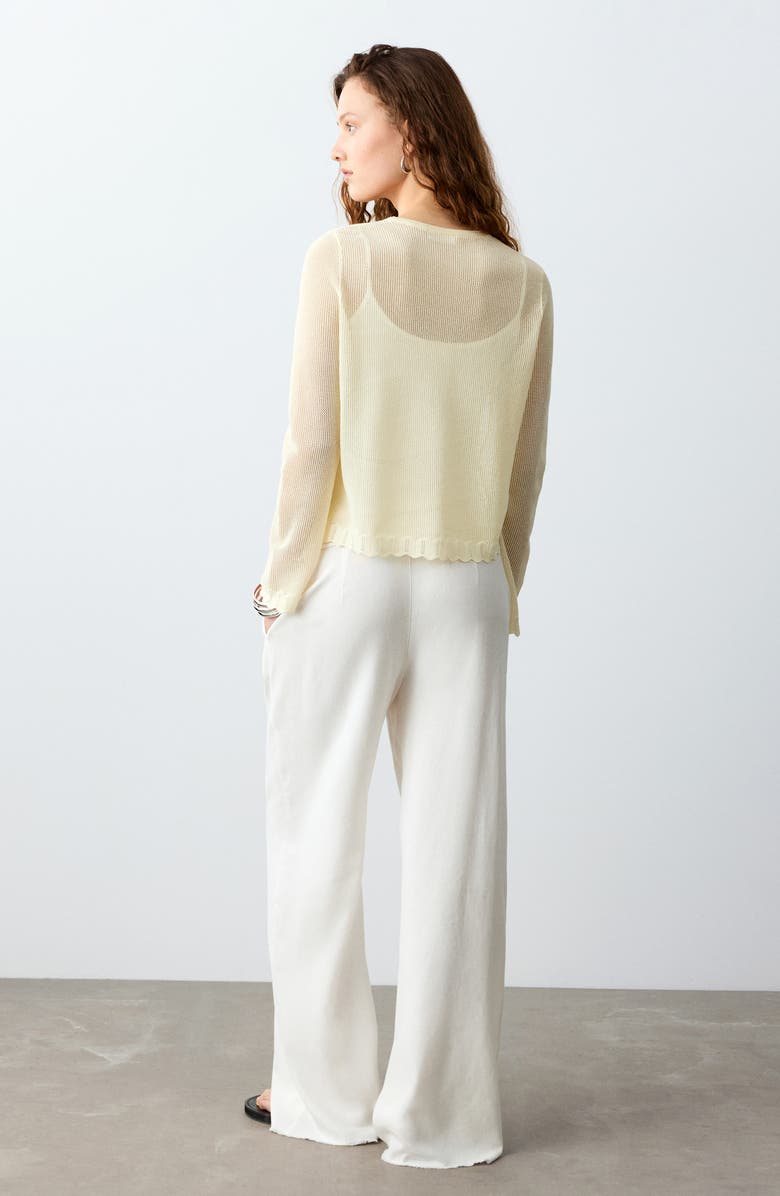 MANGO TEEN Drawstring Straight Leg Pants, Alternate, color, 