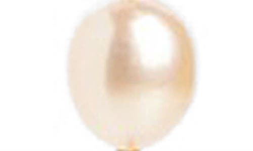 Local Eclectic Delicate Freshwater Pearl Linear Drop Earrings In White