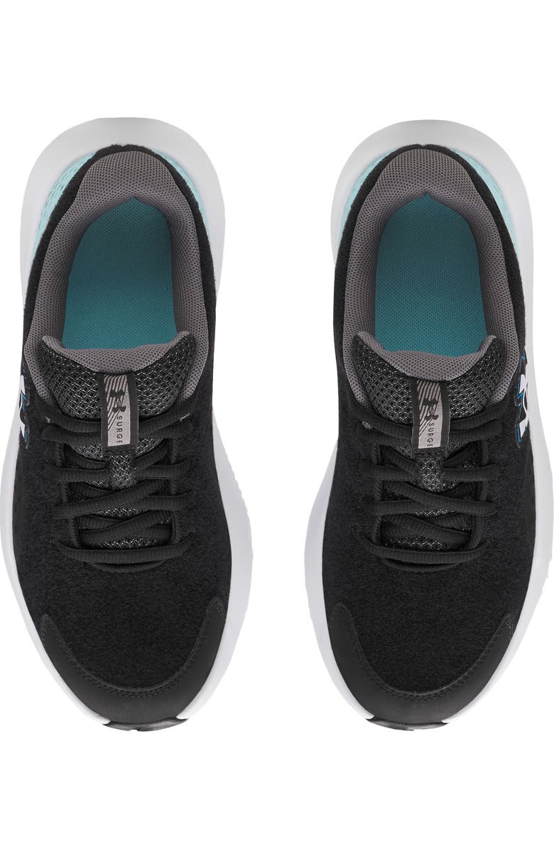Under Armour Kids' Surge 4 Patches Running Shoe, Alternate, color, 001 Black