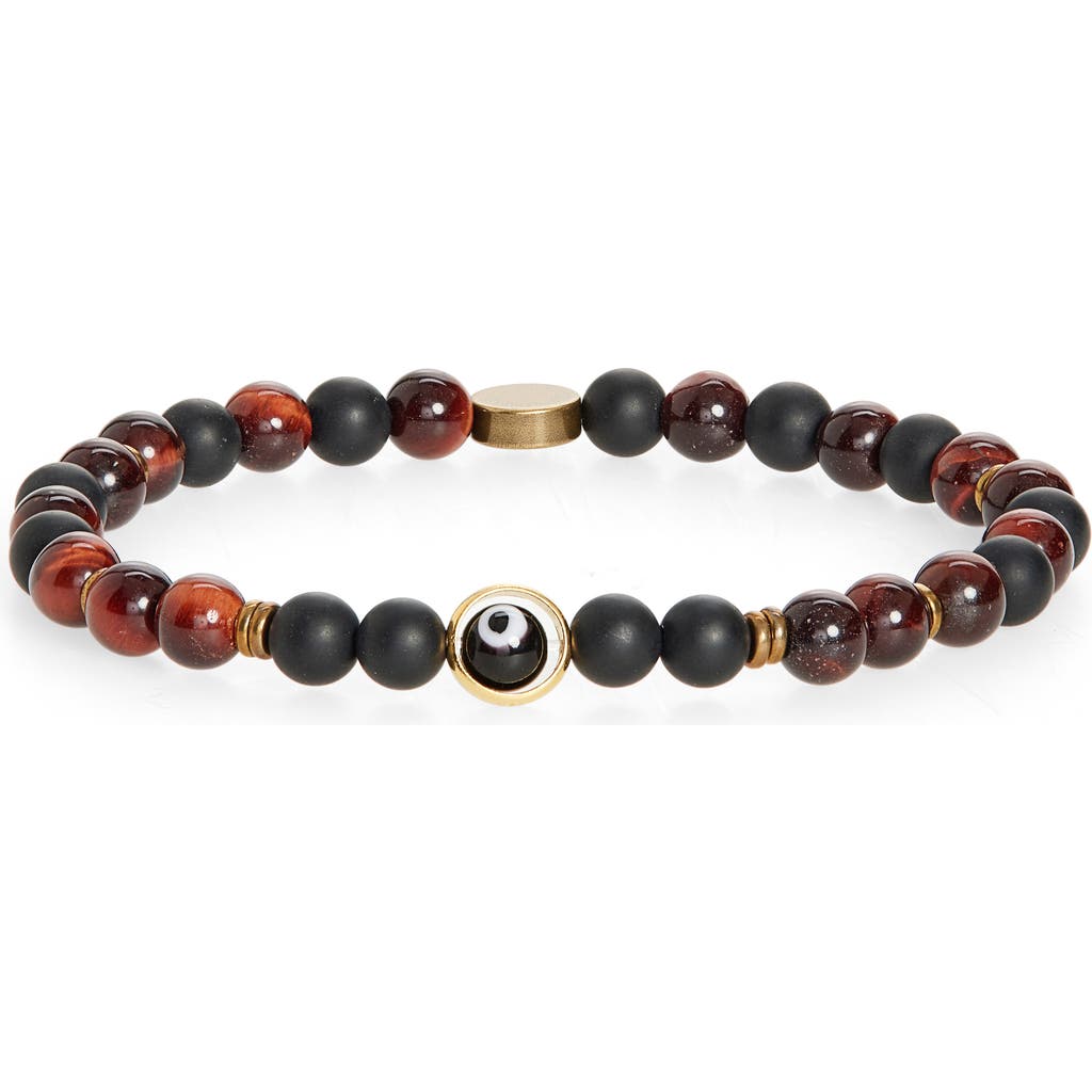 Caputo & Co . Evil Eye Orbit Beaded Bracelet In Multi