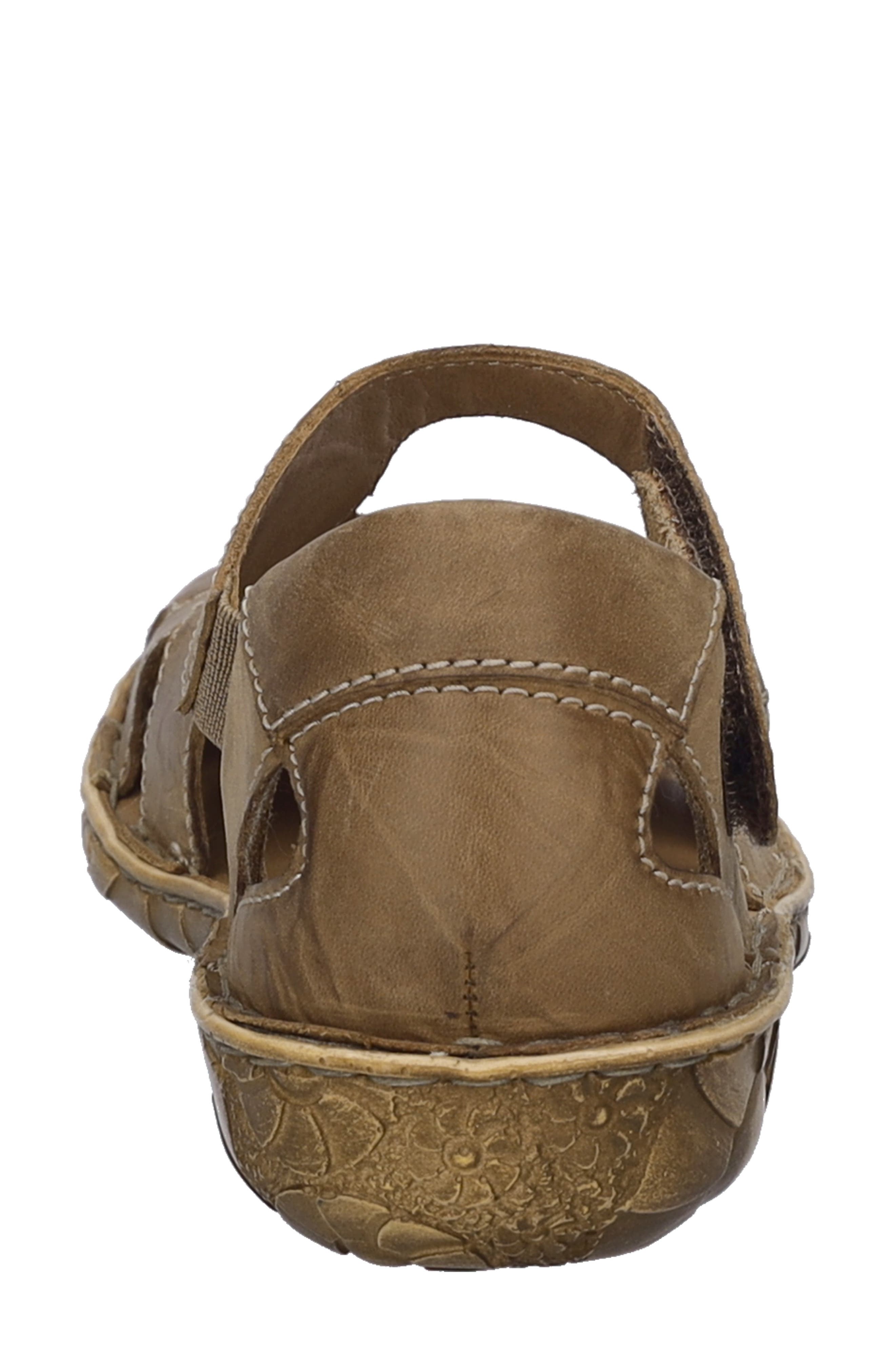 Rosalie Flat Sandal, Alternate, color, CAMEL
