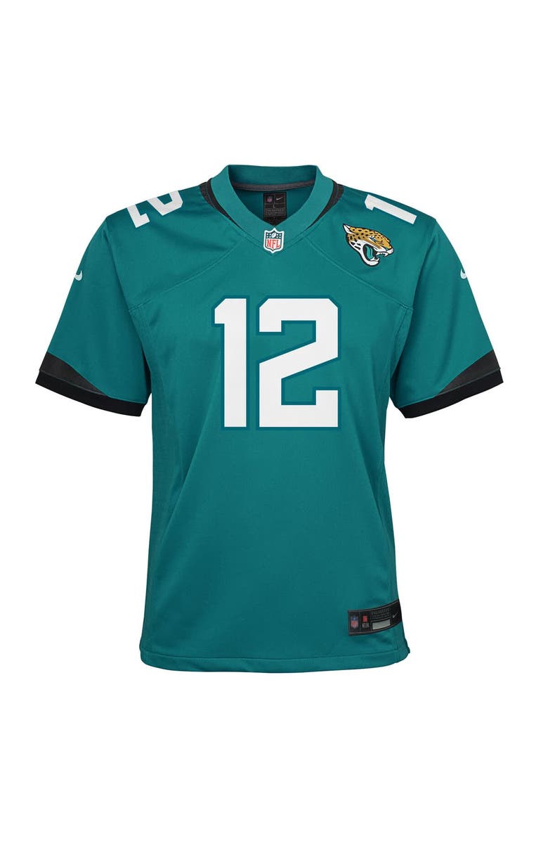 Nike Youth Nike Travis Hunter Teal Jacksonville Jaguars Team Game Jersey, Alternate, color, Teal