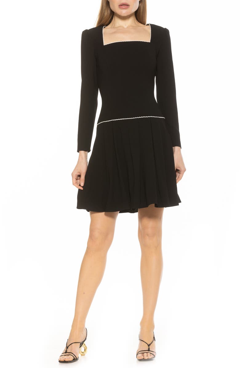 Alexia Admor Ashanti Puff Shoulder Dress, Main, color, 