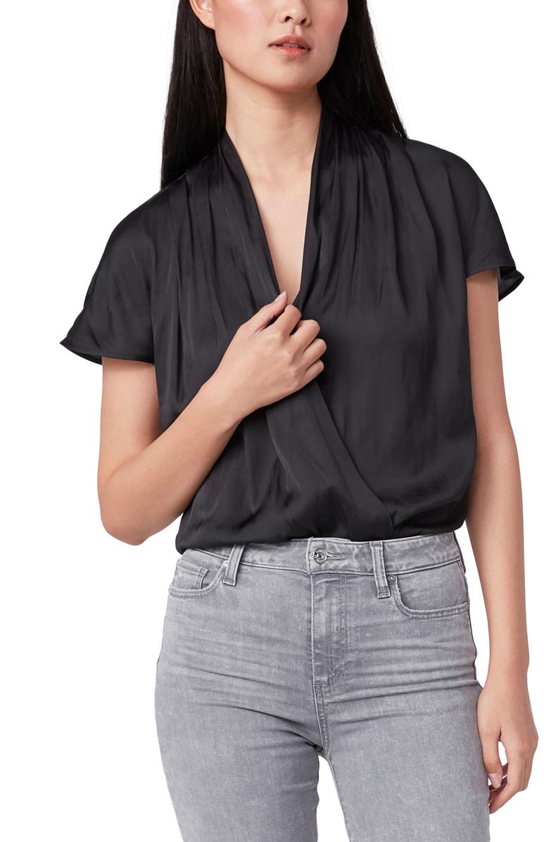 PAIGE Dijon Surplice Bodysuit, Main, color, 