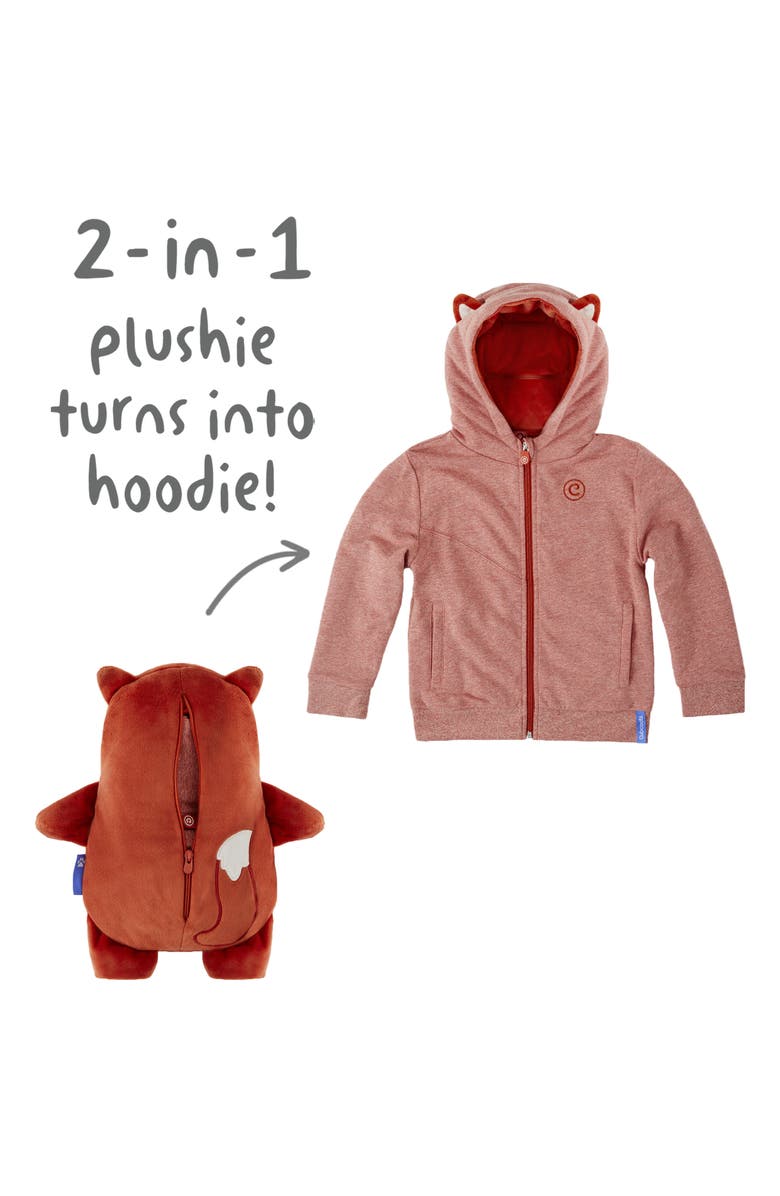 Cubcoats Flynn 2-in-1 Stuffed Animal Hoodie, Alternate, color, 