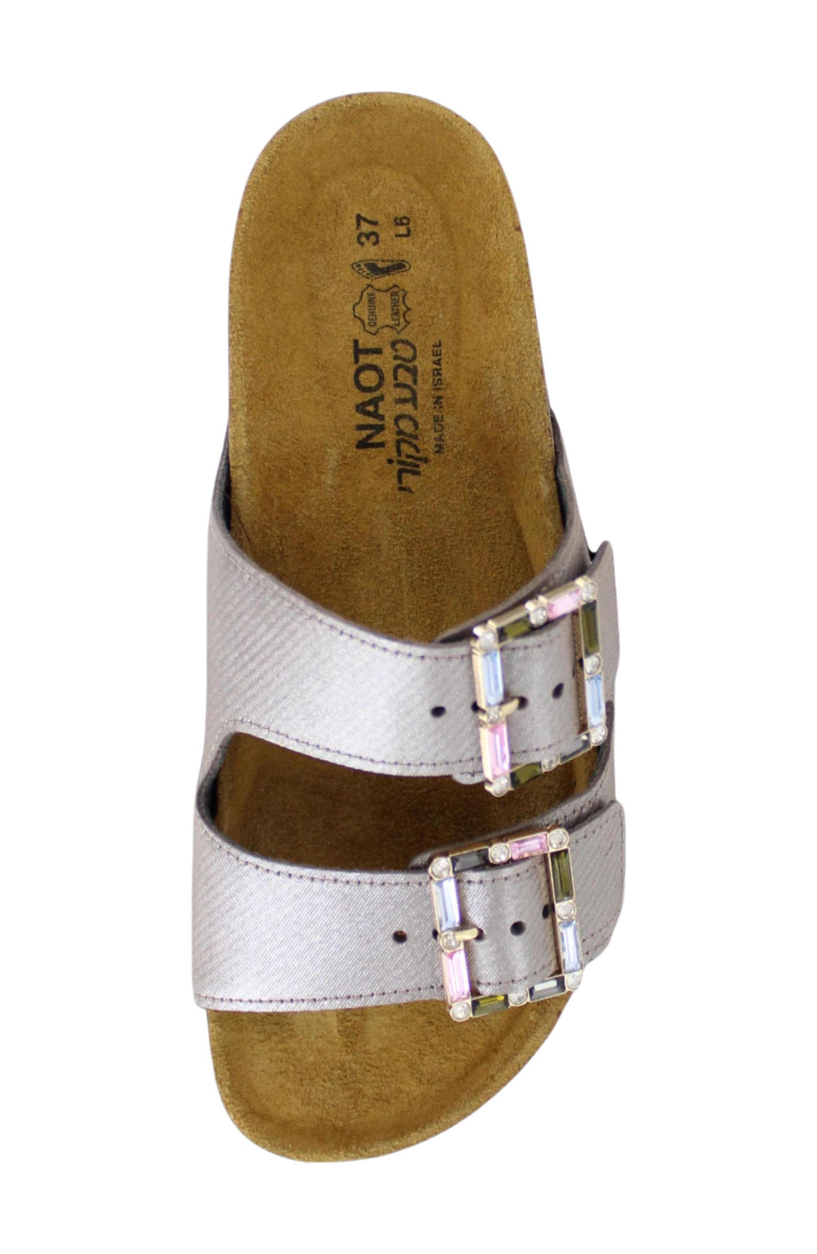 Santa Rosa Sandal, Alternate, color, SILVER THREADS LEATHER