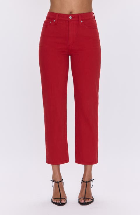 パンツ MAGDA BUTRYM Woman Pants Red 124924 RED パンツ MAGDA BUTRYM Woman Pants Red 124924 RED MAGDA BUTRYM