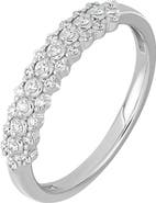 Bony Levy Mykonos 18K White Gold Diamond Stackable Ring