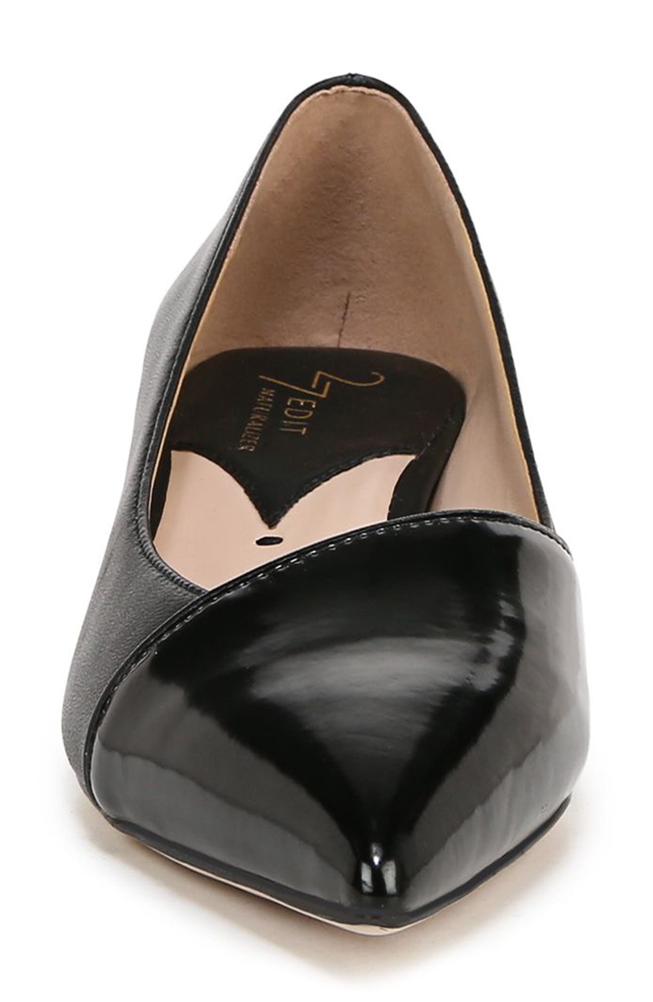27 EDIT Naturalizer Nova Pointed Toe Kitten Heel Pump, Alternate, color, 