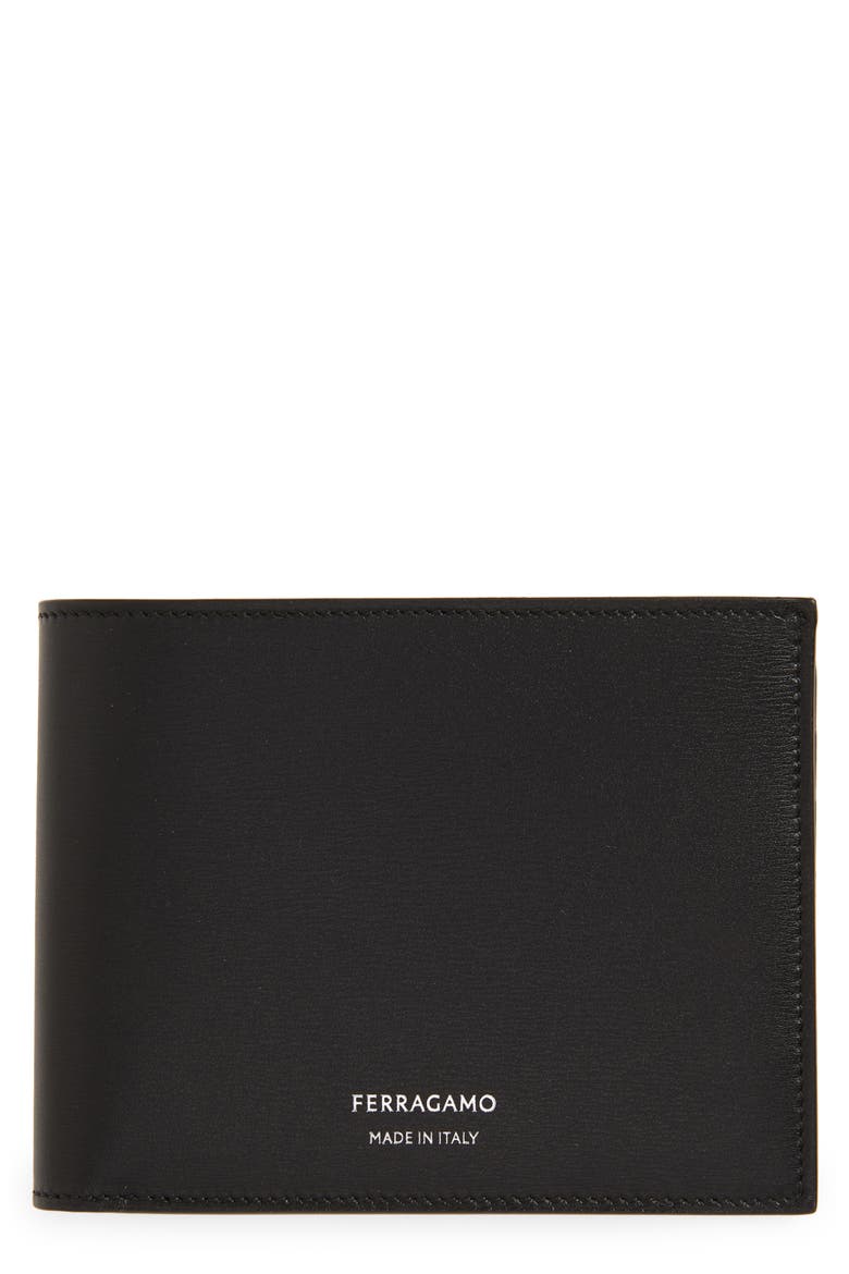 Classic Leather Bifold Wallet, Main, color, NERO