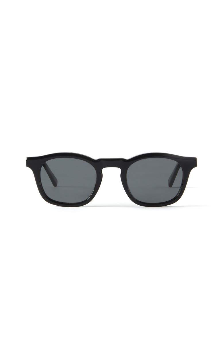 French Kiwis Eyewear Thomas Sunglasses, Main, color, Black